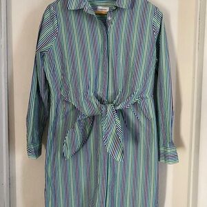 Calvin Klein Multicolor Striped Dress